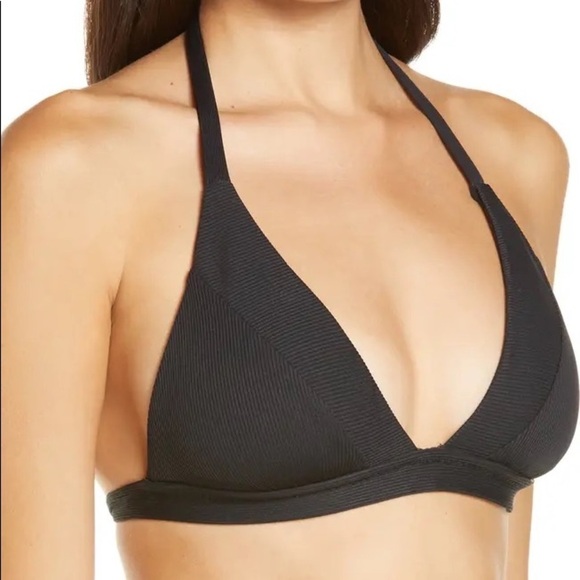 BECCA fine line halter bikini top in women’s size s/p - Picture 4 of 13